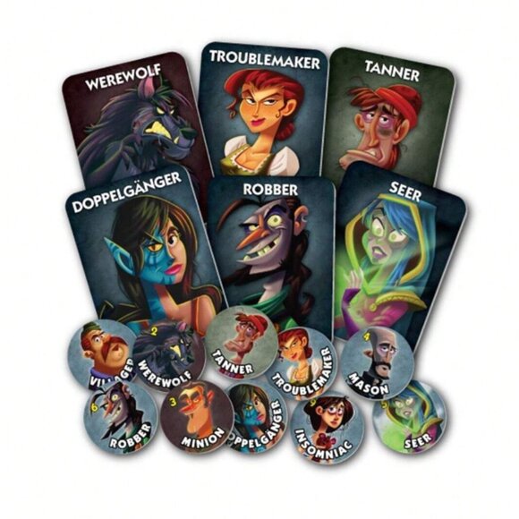 One Night Ultimate Werewolf Card Game Bezier Games NWT - Picture 3 of 5